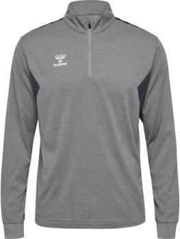 Hummel Authentic Half Zip Sweat - Grey melange